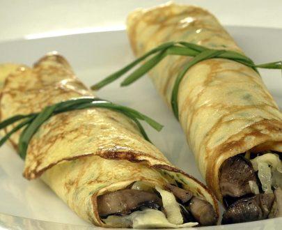 Crepe francaise au beouf grille (Grilled Beef French Crepe)