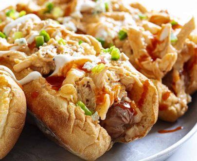 Buffalo Chicken Hot Dog