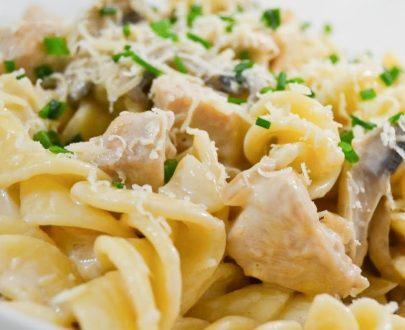 Chicken Fusilli Bechamel White