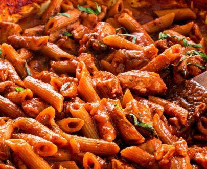 Chicken Penne Creamy Red Ragu