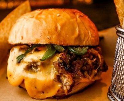 Philly Beef Pride Burger