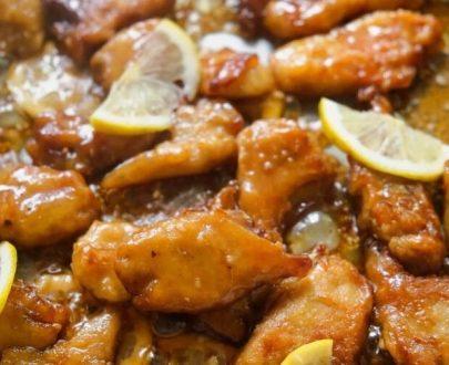 Lemon Chicken with Gravy – Large